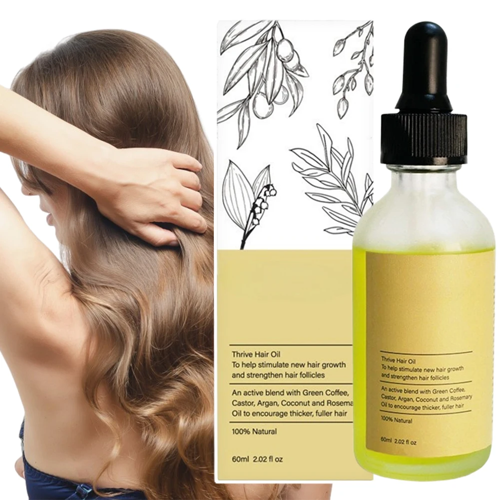 1/2/3pcs Growth Hair Oil Anti Loss Hair Essential Oil Repair Hair Massage Scalp Anti-Frizz Shine Nourish Hair Serum For Women