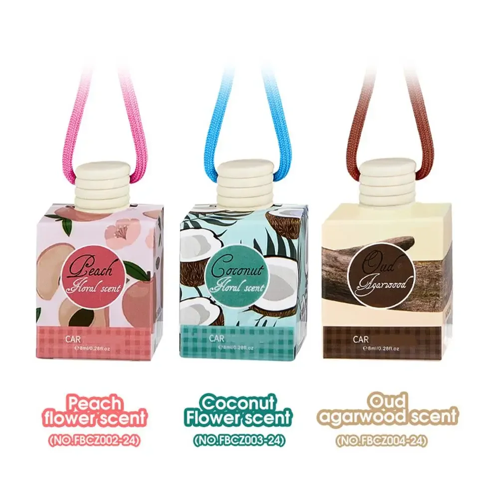 معطر هواء عطري للسيارة، مرآة رؤية خلفية طويلة الأمد، عطر معلق للمنزل والمكتب والحمام وغرفة النوم وإزالة الرائحة الداخلية