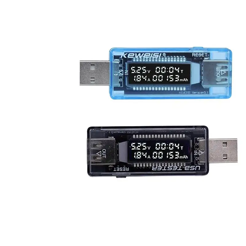 

USB Voltage Ammeter Portable Power Bank Tester V20 Battery Capacity