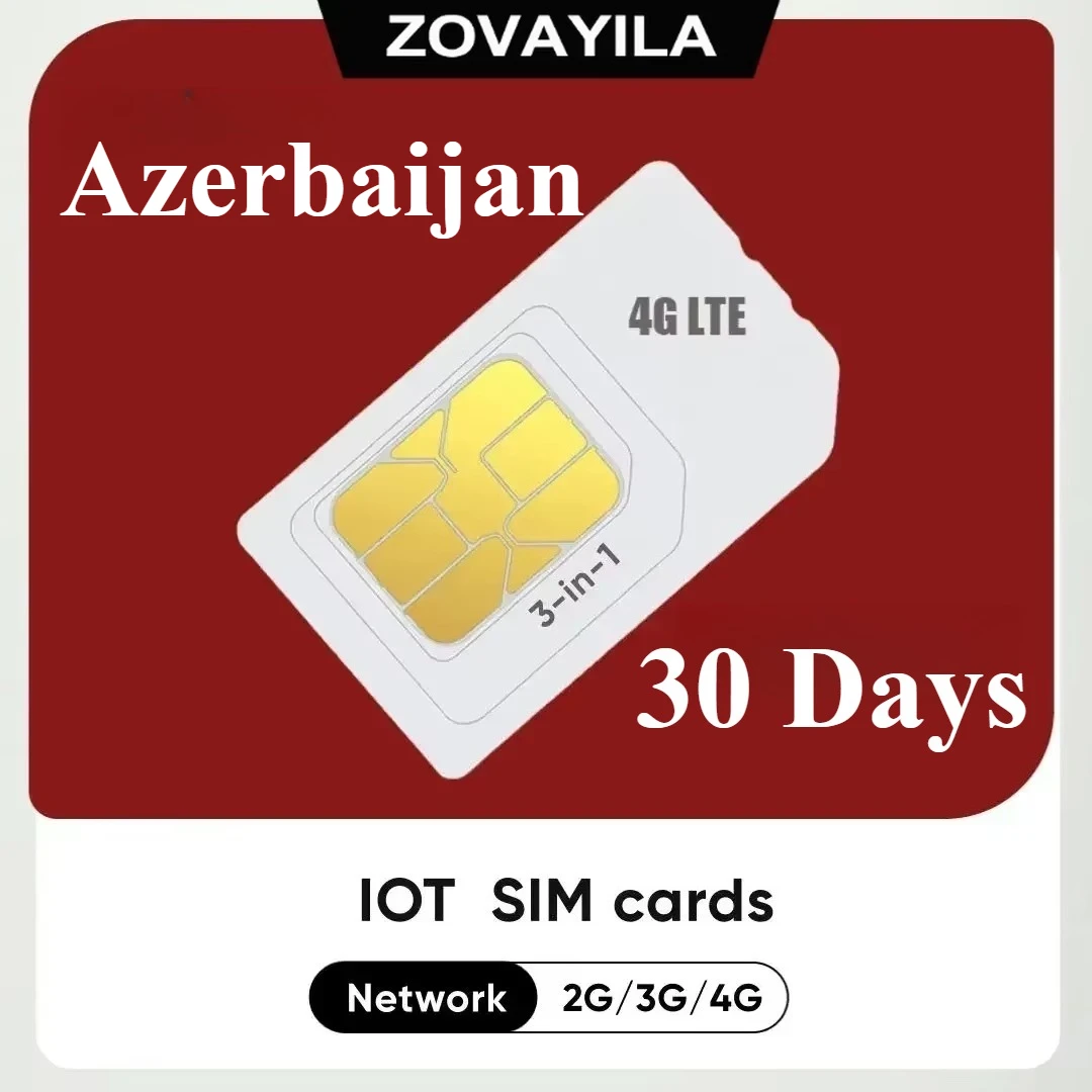 Azerbaijan Special GPS Tracker SIM 30Days 30MB No Long‑term Commitment Real‑time Position for Kids Elder Good Coverage  Coastal
