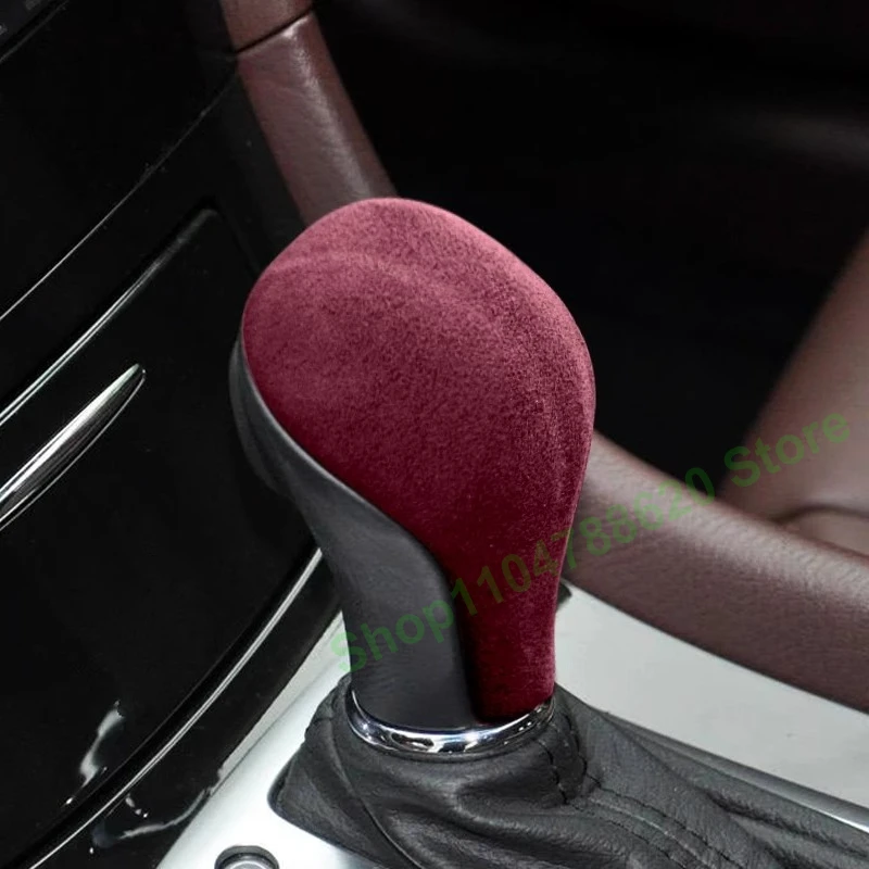 

For Infiniti FX35 /fx37 /EX25 /EX35 /G37 /G25 /QX56 Car ABS Suede Gear Shift Collars Cover Rod Protective Cover Auto Accessoires