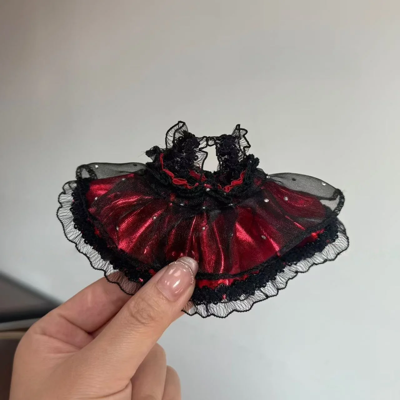 Ropa para muñecas, vestido de princesa de 17cm, ropa para muñecas, caja ciega, accesorios para muñecas, collar con lazo