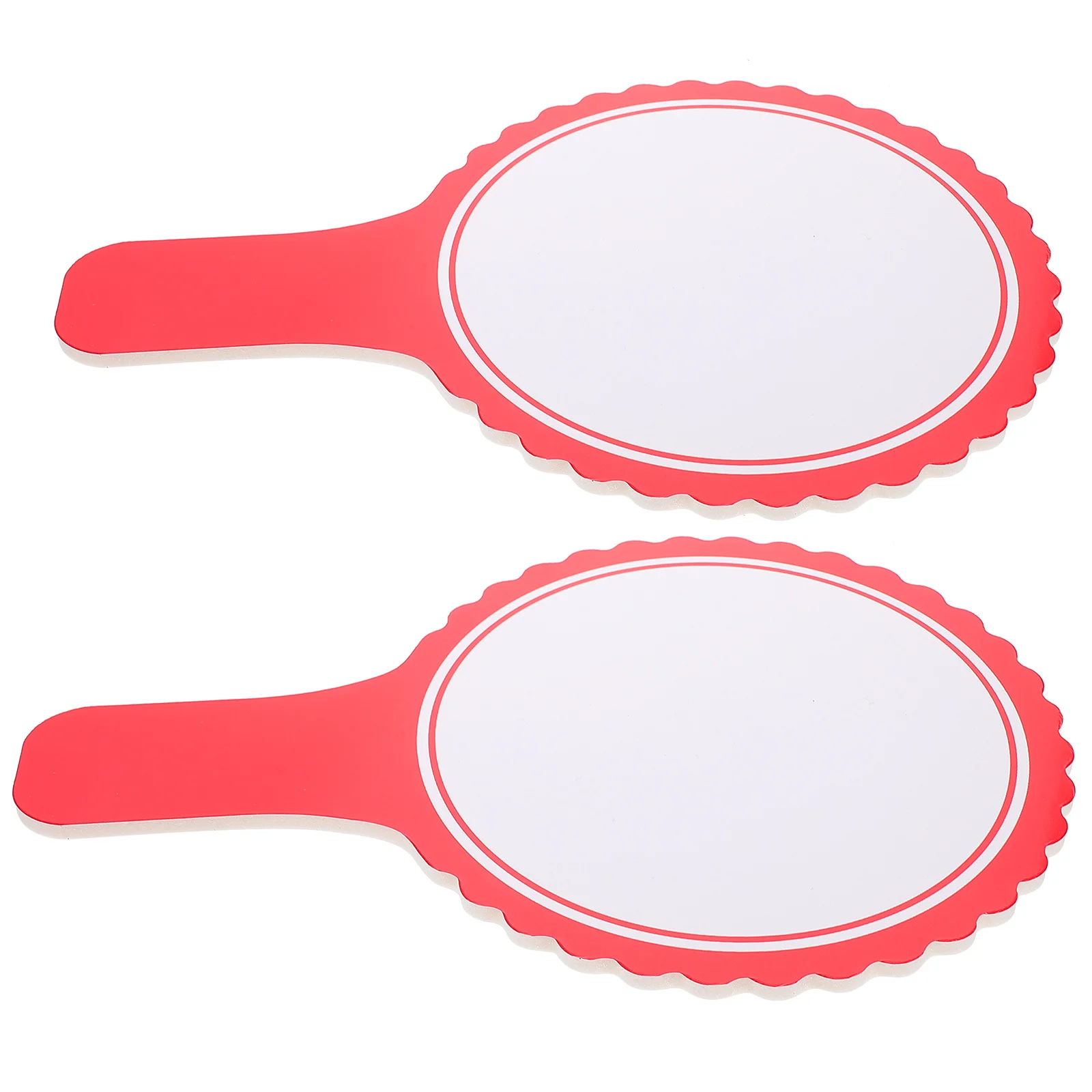

2Pcs Multipurpose Dry Erase Paddles Double Sided Whiteboards for Classroom Voting Scoring Educational Settings