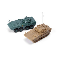 4D 1/72 China ZBL-09 Snow Leopard ZBD-04 Infantry Fighting Vehicle Military Assembly Model War Chariot Toy