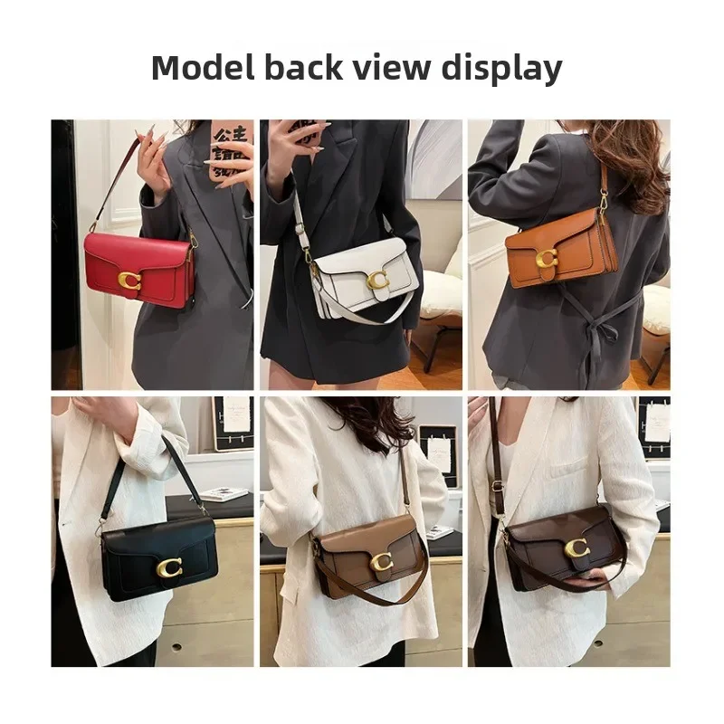 Neue Niche-Tasche für Damen, hochwertige Textur, einfarbig, schlicht und vielseitig, kleine quadratische Tasche, Pendler-Umhängetasche mit mehreren Fächern – Detail 18