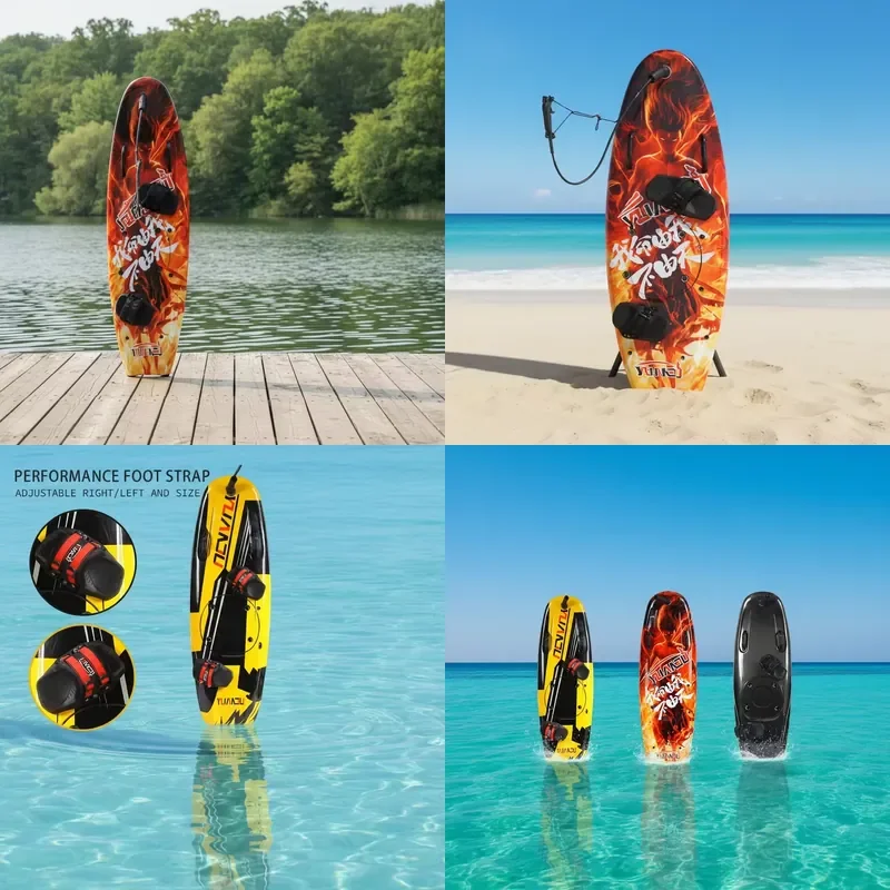 118CC Carbon Fiber Motorized Surfboard 5.5L Large Fuel Tank 3 Hours Endurance 60MPH High Speed Fuel