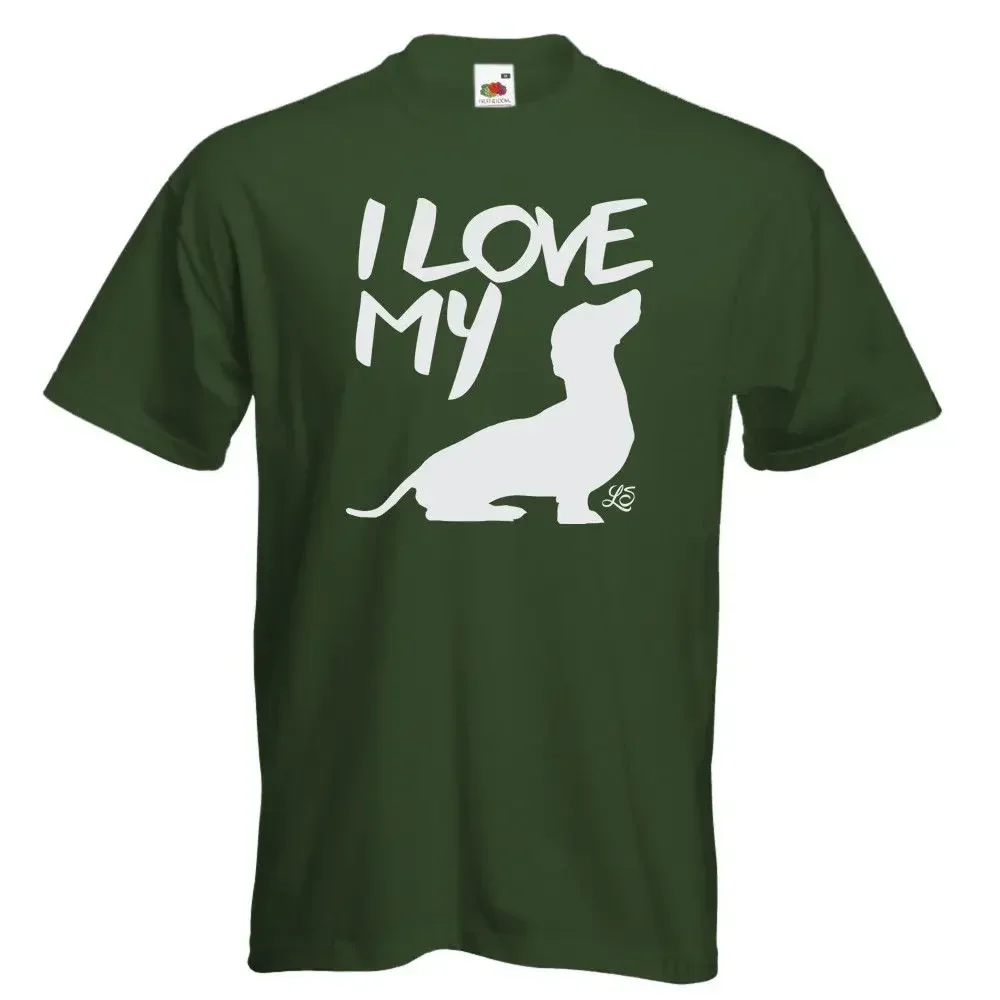 Discount 2019 New Fashion Summer New Arrival Men'S Short T-Shirt Dackel - I Love My Dackel - Teckel - Dachshund T Shirt
