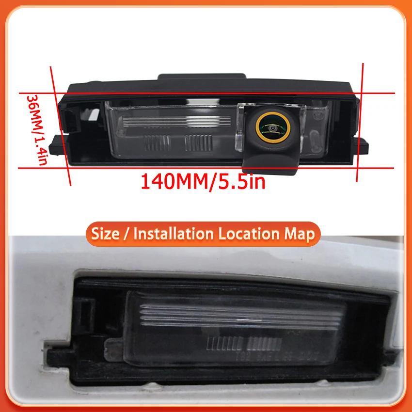 For TOYOTA Vizi Echo Yaris XP10 Hatchback Night Vision Rear View Camera Reversing Camera Car Back up Camera HDCCD 170°Wide Angle