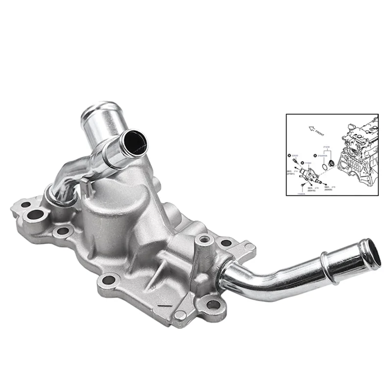 

Exquisite-11060-ED800 Motor Accessories Coolant Thermostat Housing For Nissan AD Y12 Tiida C11 Versa C11 C17 Wingroad Y12