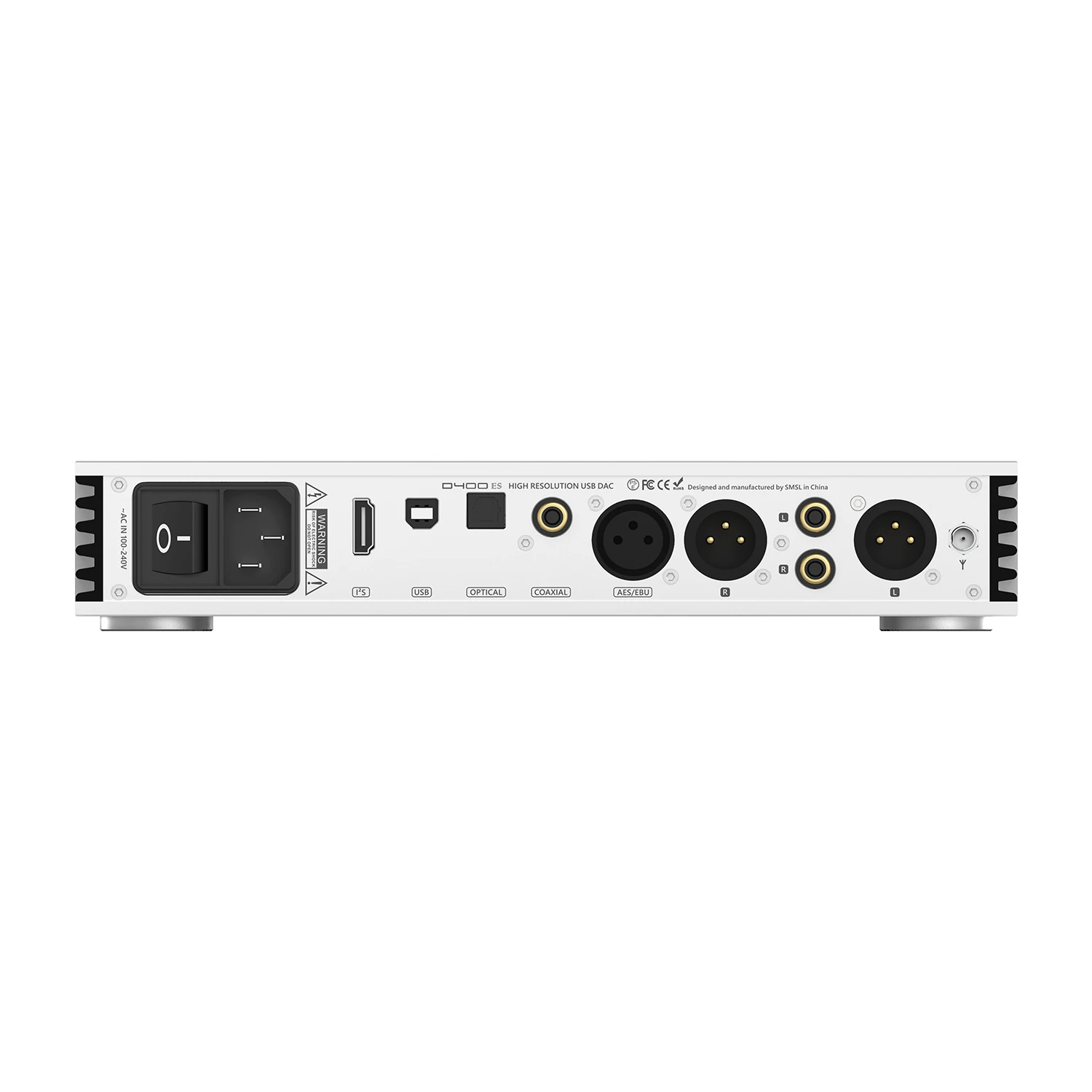 SMSL D400ES MQA & MQA-CD DAC DSD512 ES9039MSPRO Chip XMOS XU316 PCM 32bit/768kHz JAS HI-Res Decoder