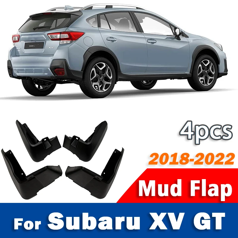 For Subaru xv gt Mudguard Mudflaps Fender Mud Flap Guards Splash Mudguards Car Accessories 1 set 4pcs 2018 2019 2020 2021 2022