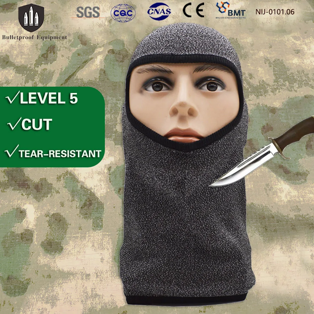 

EU EN388 CE Level 5 Malaysia Safety Protection Cut-resistant Headgear Anti-cut Security Mask Neck Cover protection