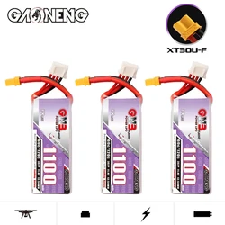 GNB 3S 11.4V 1100mAh 60C/120C HV Lipo Battery for RC Helicopter Quadcopter Airplane FPV Racing Drone Parts 11.4V Battery