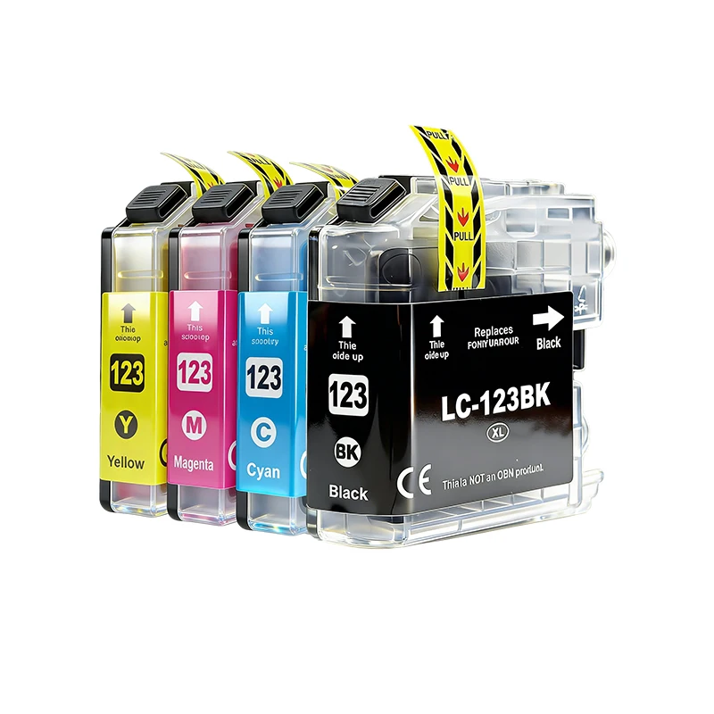 Wkład atramentowy LC 123 XL LC121 LC123 do drukarek Brother LC123XL, kompatybilny z drukarkami atramentowymi MFC-J470DW MFC-J650DW DCP-J552DW DCP-J752DW — zdjęcie produktu 7