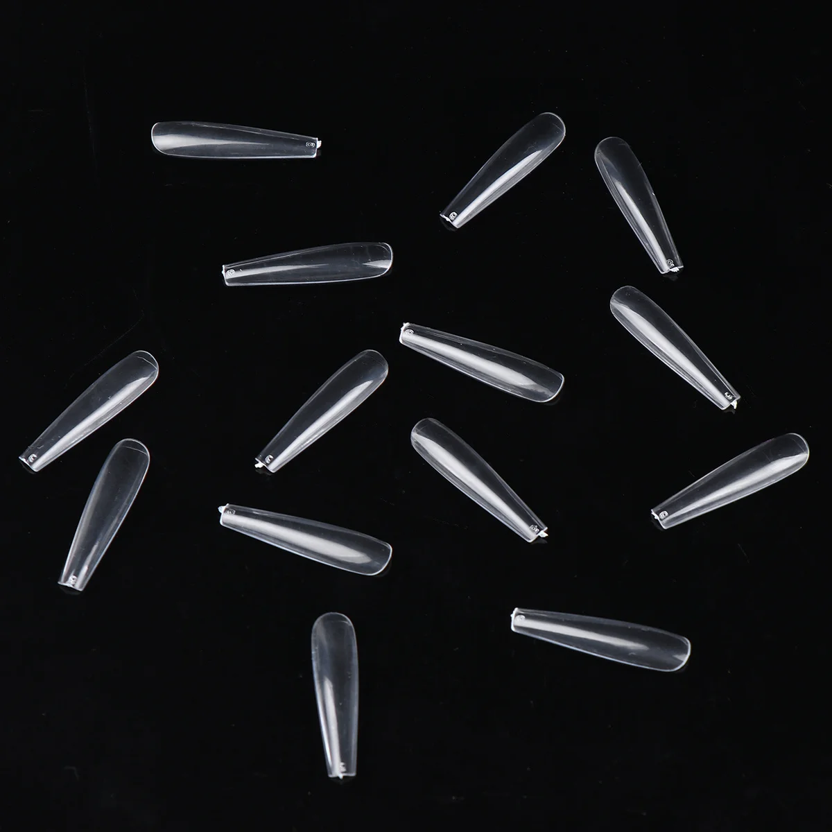 

500 шт. длинные накладки для ногтей, полное покрытие, накладные наклейки для ногтей, прозрачные маникюрные аксессуары для праздника, вечеринки, дня рождения