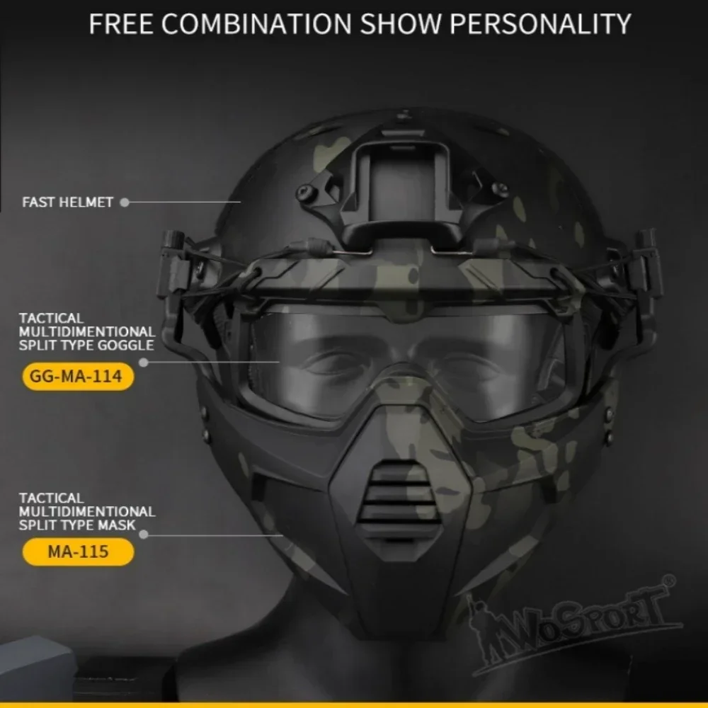Gafas Airsoft deportivas con protección ocular para senderismo y caza - imagen 2