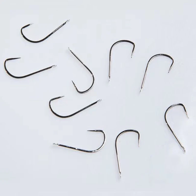 5 Pack Original Mustad Fish Hook Competition Fishing Hook Non-barb Hook Crucian Carp Hera Kuwase Fish Hooks Fishing Tackles