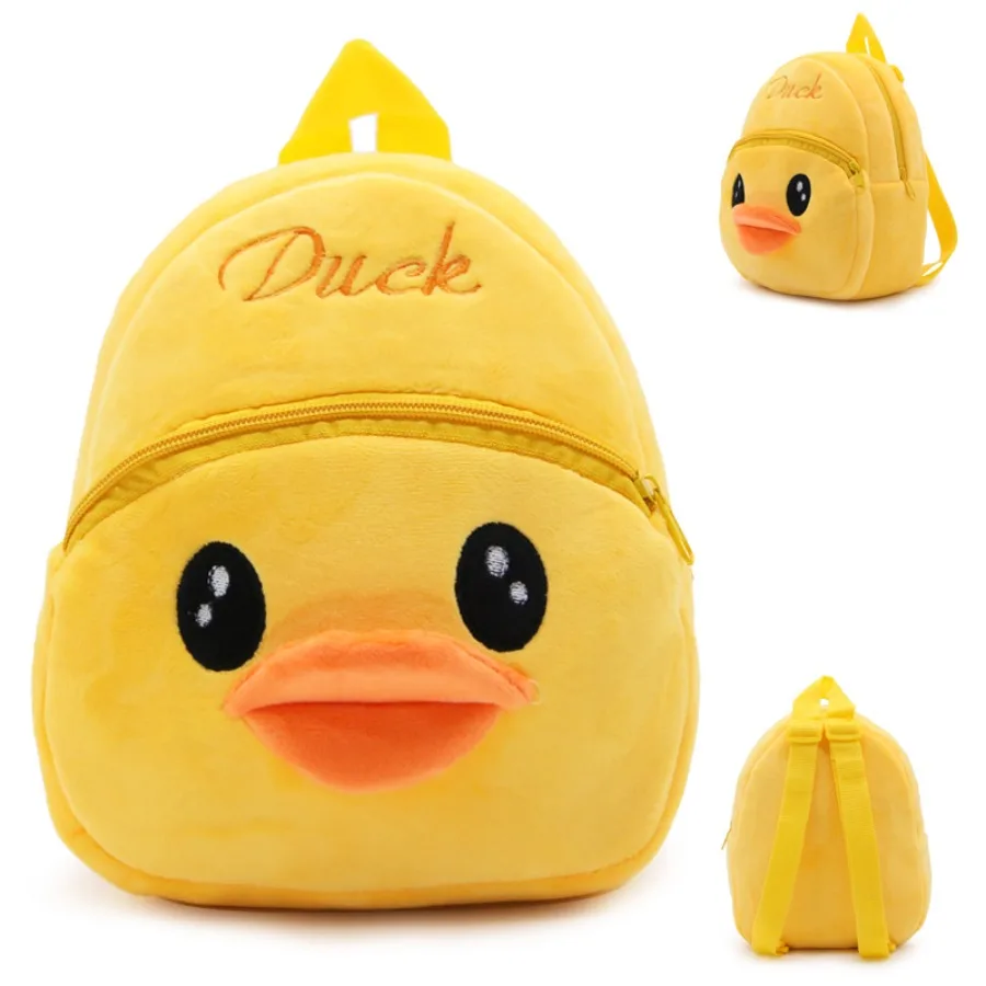 

【Spot goods】Cute children's yellow duck schoolbag preschool baby schoolbag boys and girls early education small schoolbag boys