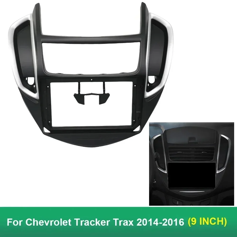 

2 din 9-дюймовый автомобильный аксессуар для 2014-2016 Chevrolet Tracker fascia panel universal android radio frame Car stereo