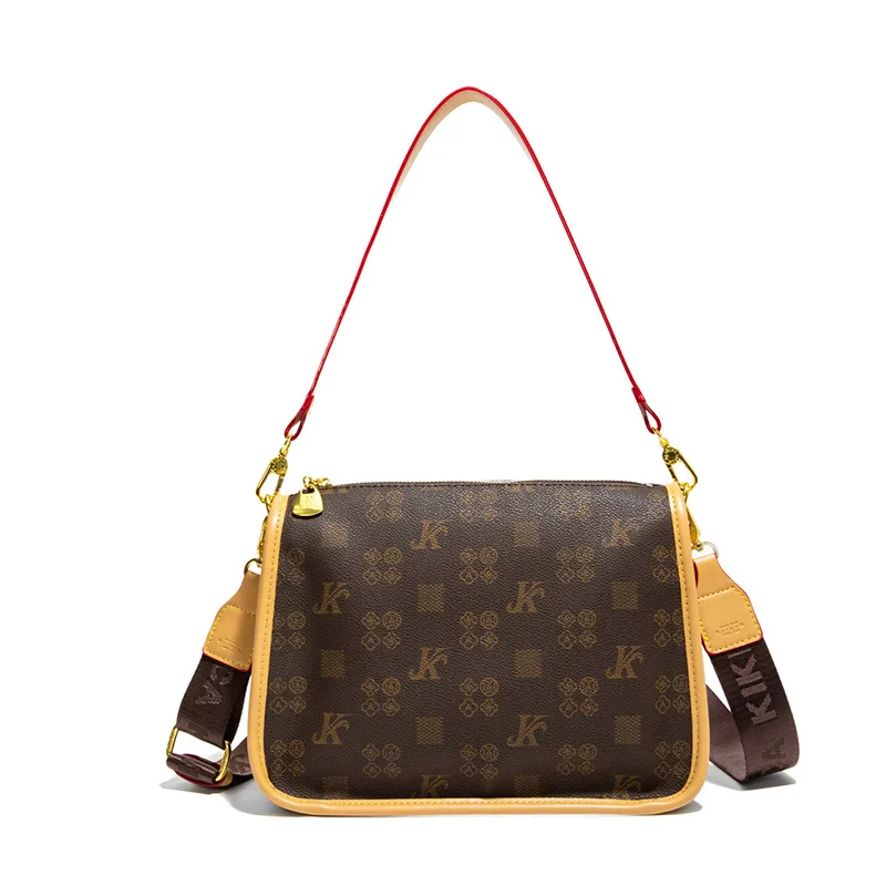 حقيبة مربعة منقوشة على شكل بيثون لعام 2025، محفظة بمقبض علوي للنساء، حقيبة كتف غريبة، حقيبة كروس لوكس، عتيقة #5