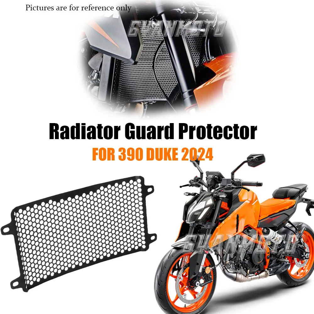 

For 390 Duke 390Duke 390DUKE 390 DUKE 2024 New Motorcycle Accessories Black Radiator Guard Protection Grille Grill Cover