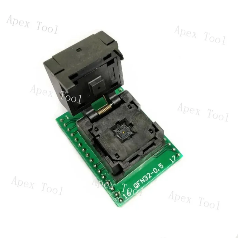 QFN32 Double-layer Board Socket 0.5 Pitch 5*5IC Socket QFN32 Programming Socket