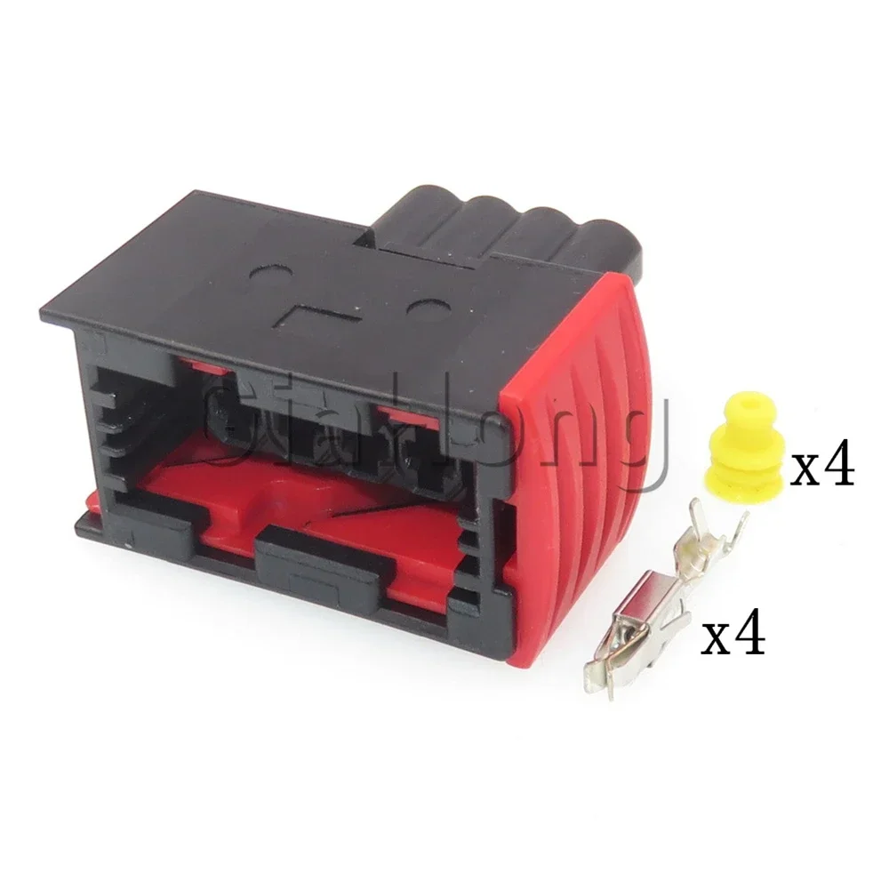 1 Set 4 Ways AC Assembly Car Waterproof Socket 144998-1 Auto Oxygen Sensor Cable Connector Automotive Accseeories