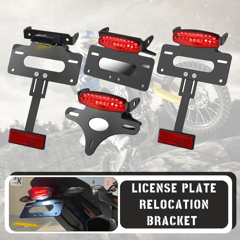 

890 Duke GP/R For KTM 790 Duke 890 Duke R 2018-2024 Motorcycle CNC License Plate Holder Bracket Rear Tail Tidy Fender Eliminator