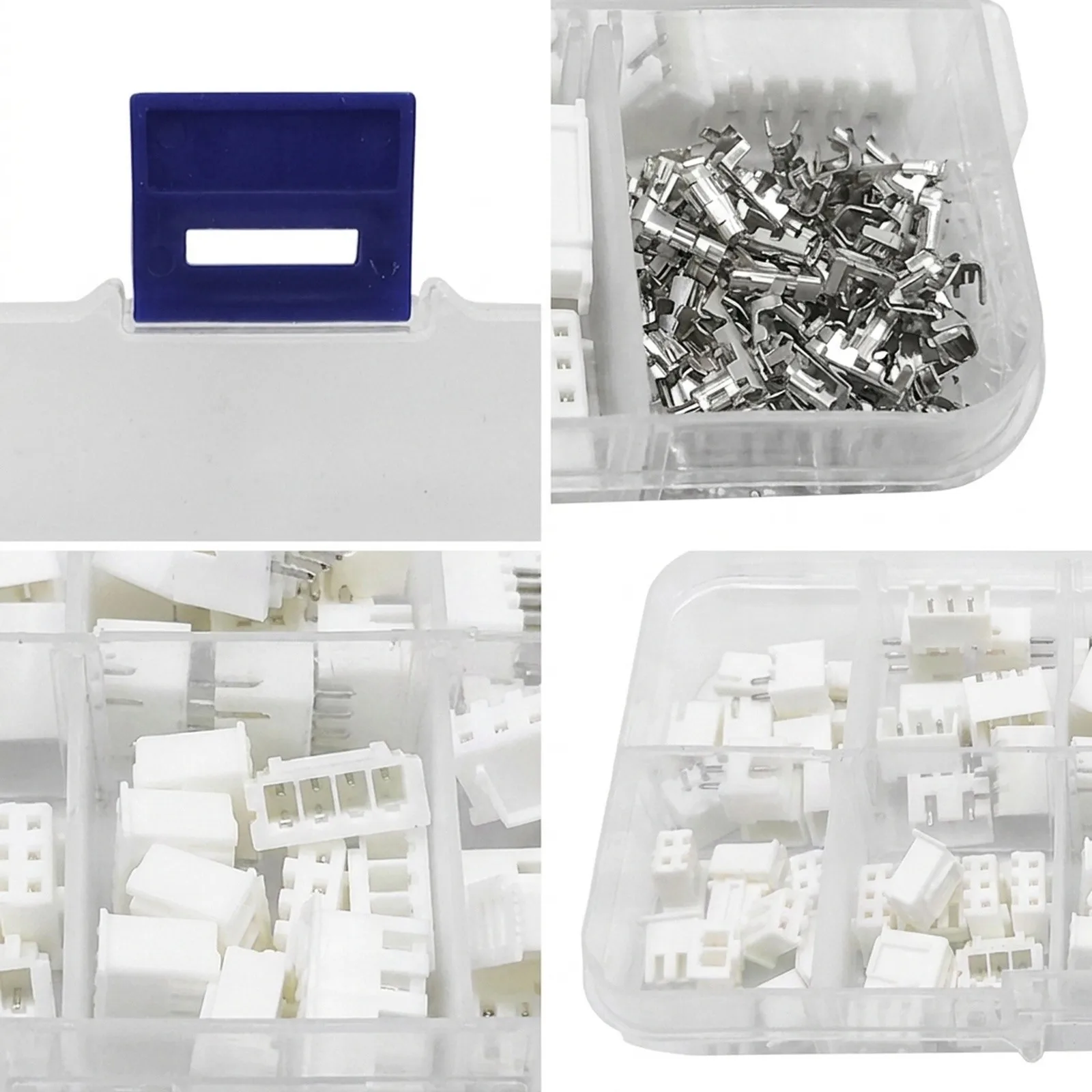 For 230pcs For JST PH For 2.0mm Interconnection Components Kit with For 2Pin to 5Pin Housings for Copier Fax and Computer Use