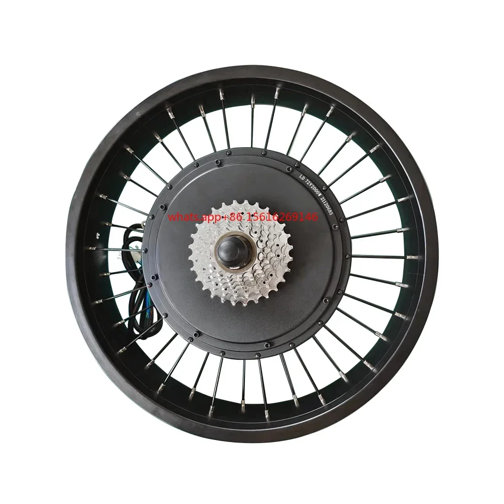 

20 inch gear 72v 5000W high speed electric hub motor + controller + display