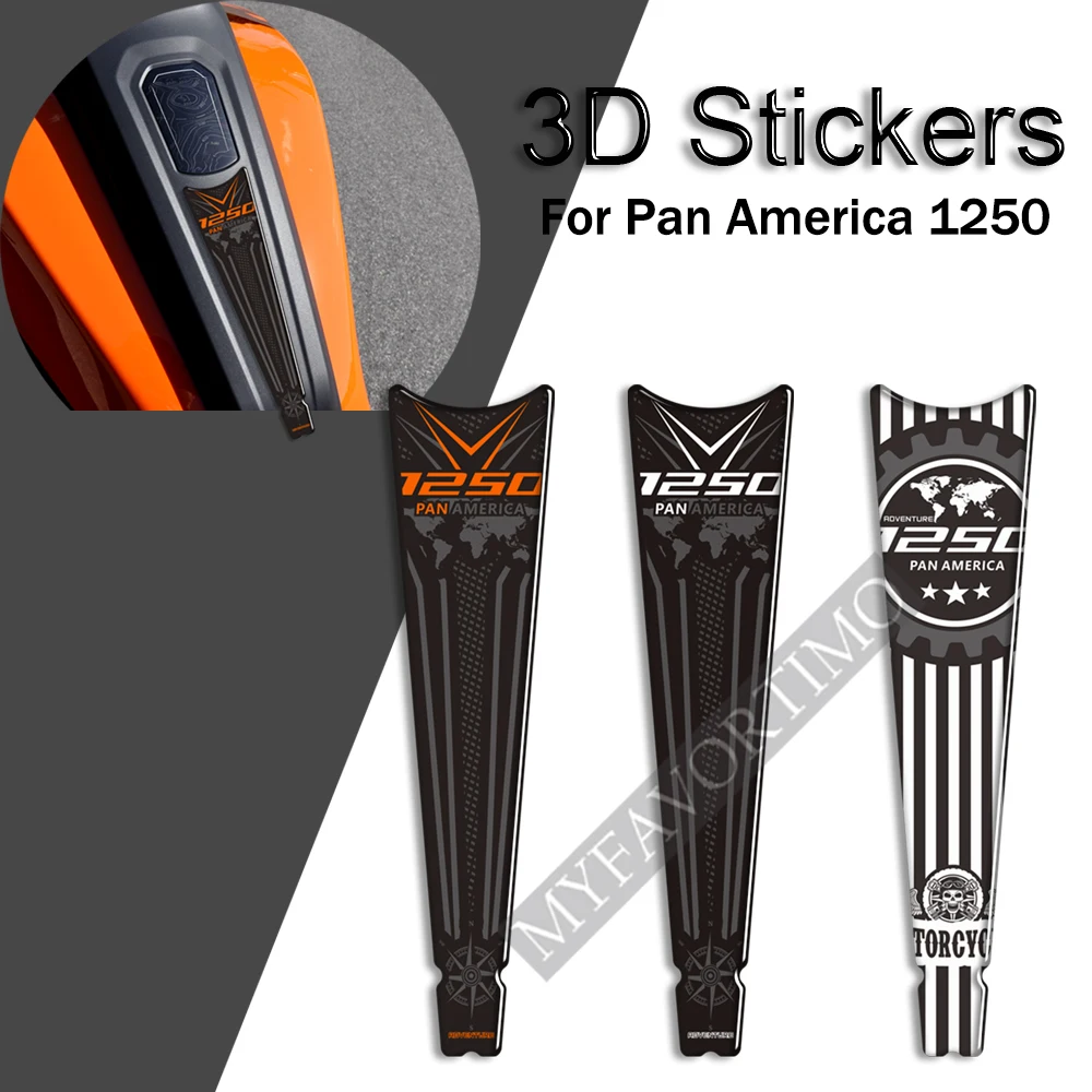 

For HARLEY Pan America 1250 2020 2021 2022 Motorcycle Tank Pad Protection Stickers kit Decals Gas Fuel Oil Knee