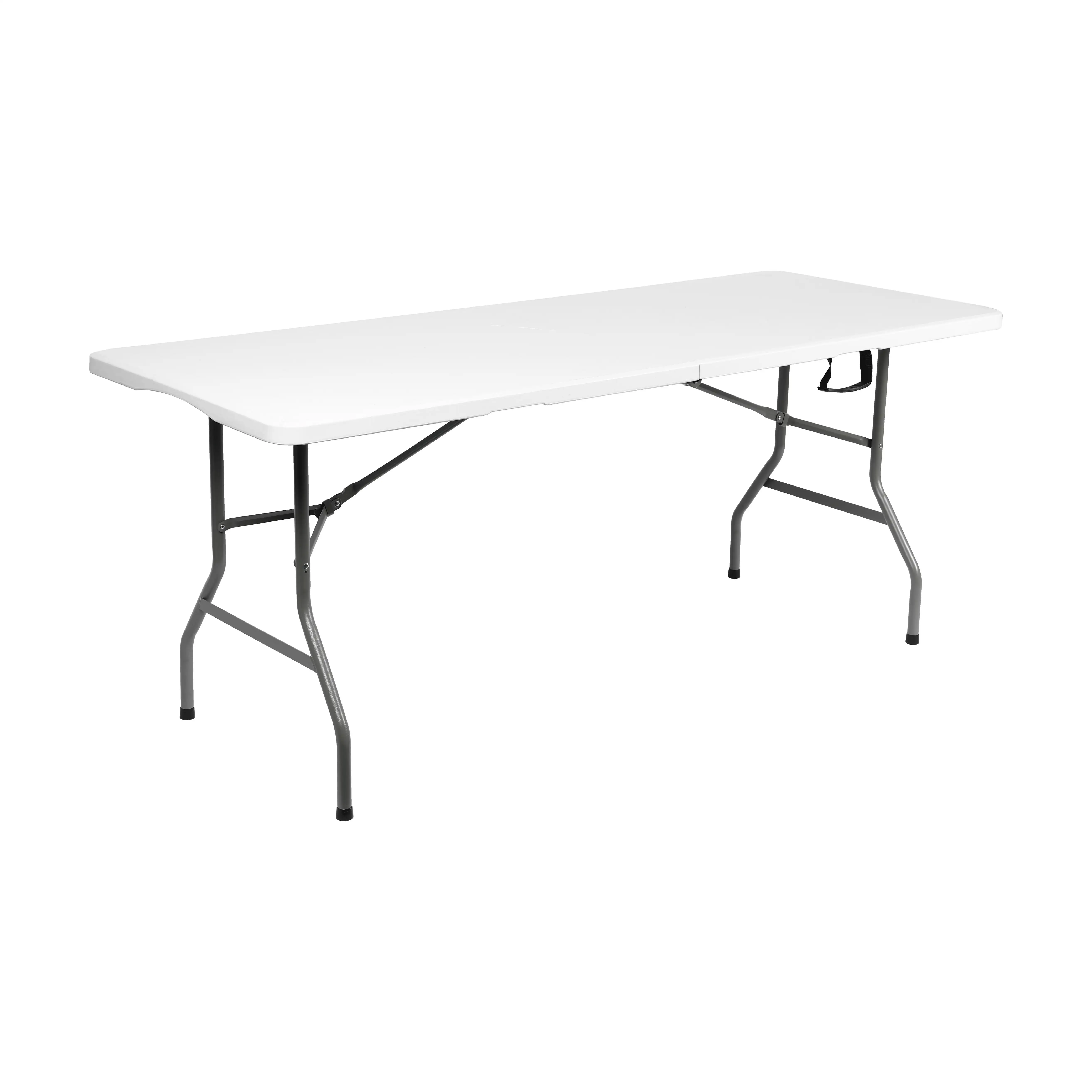 Table et chaises de fête table pliante réglable table pliante portable rectangulaire en plastique