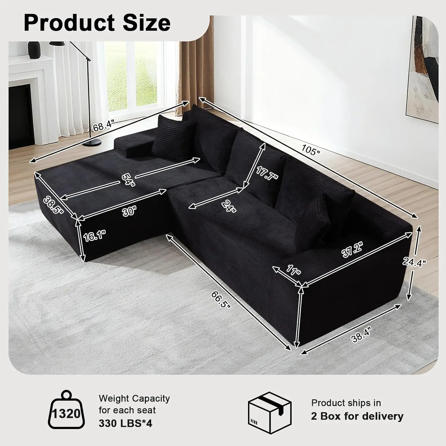 Thumbnail 2 - #4 Best Rated Modular Sectional Sofas to Buy in 2026