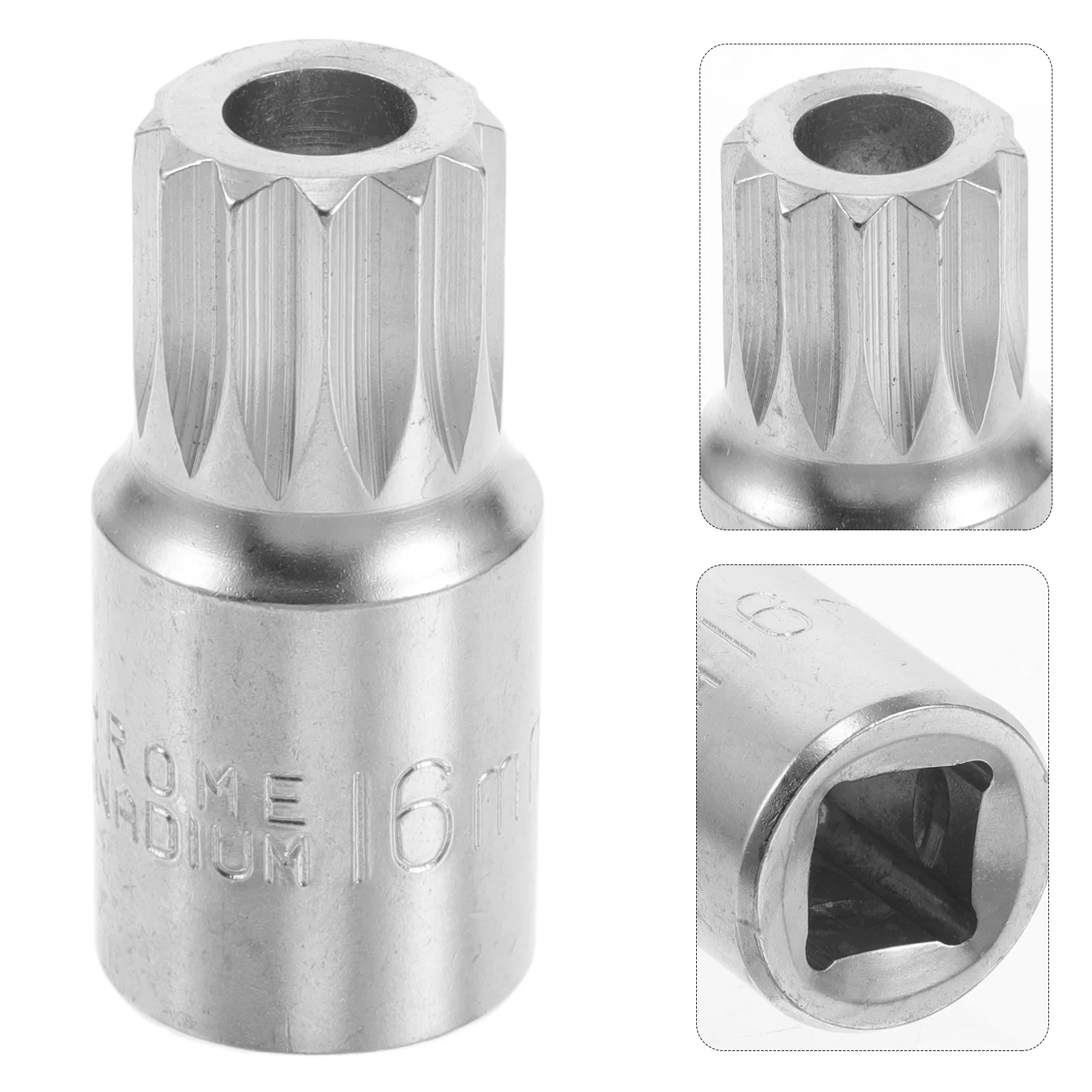 

Oil Drain Plug Socket Remover Tool Heavy Duty Alloy for Vehicle Oil Change Repair Maintenance Quick Secure Fit Drain Plug