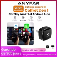 New Wireless CarPlay Android Auto Adapter USB Dongle Smart Mini Box Plug And Play Universal For VW Toyota Nissan Honda Ford Benz