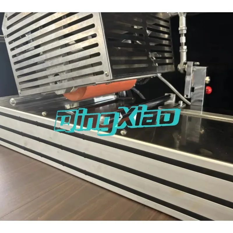 Electric Continuous Flat Hot Stamping Machine New Condition Heat Press Printing  Foil Stamping Label Stamping Continuous New Use
