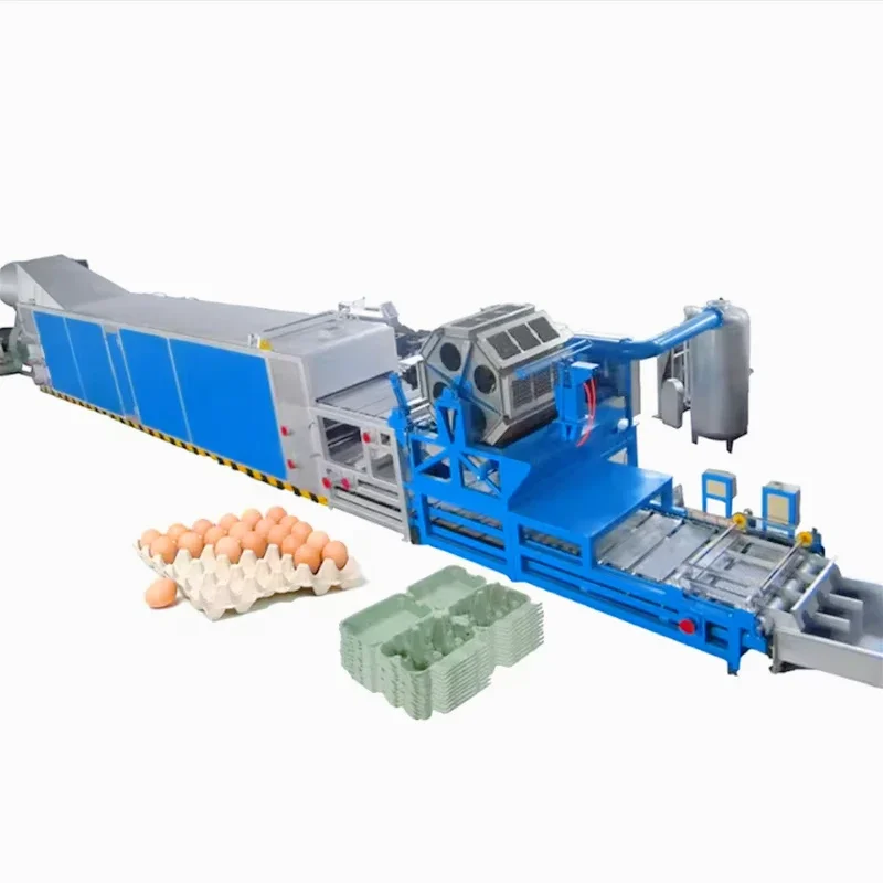 

Fully Automatic Manufacturers Supply Egg Tray Machine Production Line Paper Egg Tray Making Machines for Sale