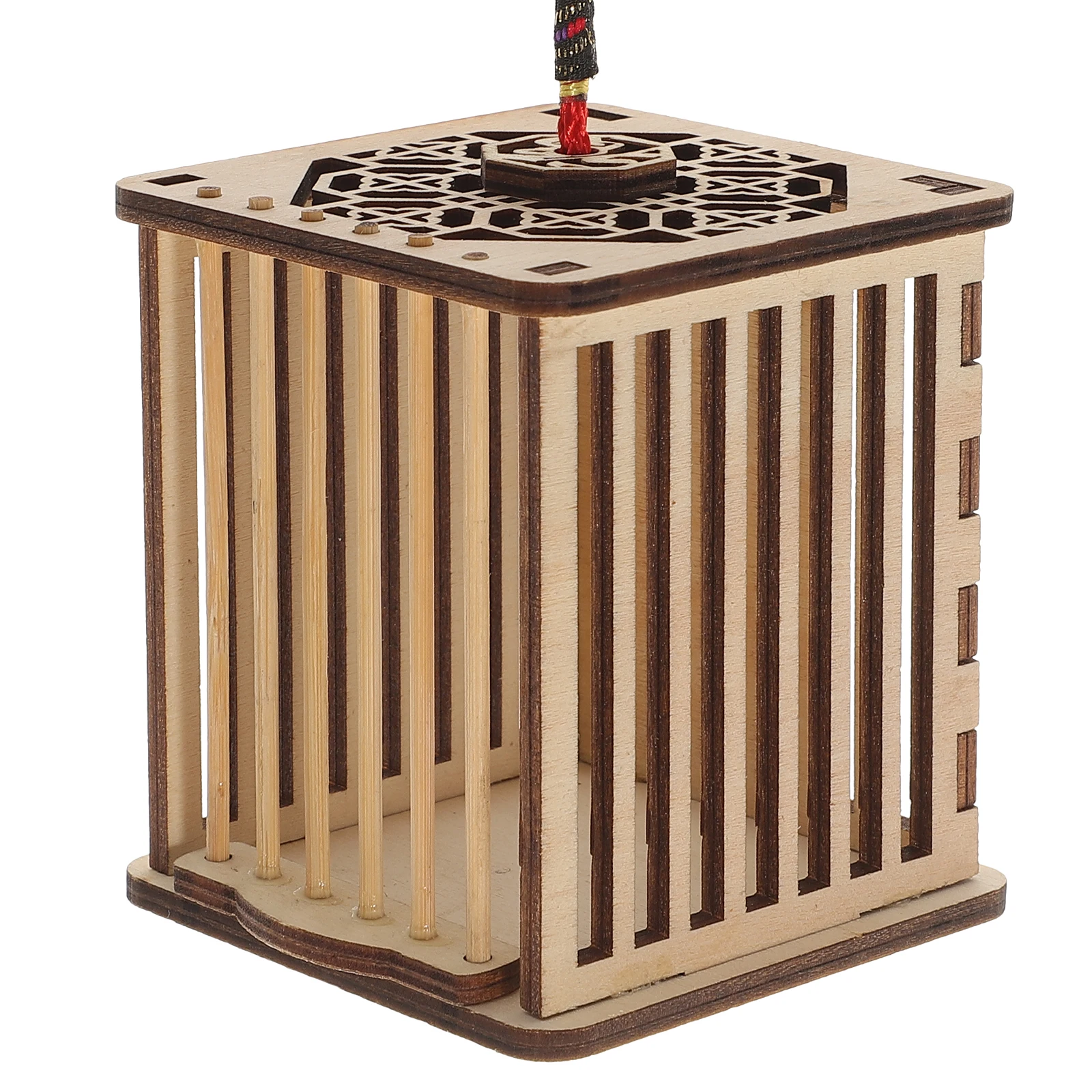 

1pc Wooden Lightweight Travel Enclosure For Kids Outdoor Exploration Insect Cage Crickets Small Pets Bug Breeding