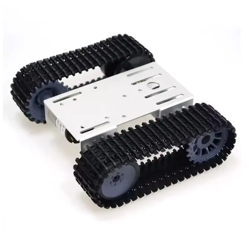 Tank Car Chassis Raupen-Raupenroboter-Plattform mit Dual-DC-12-V-Motor für Heimwerker für Arduino