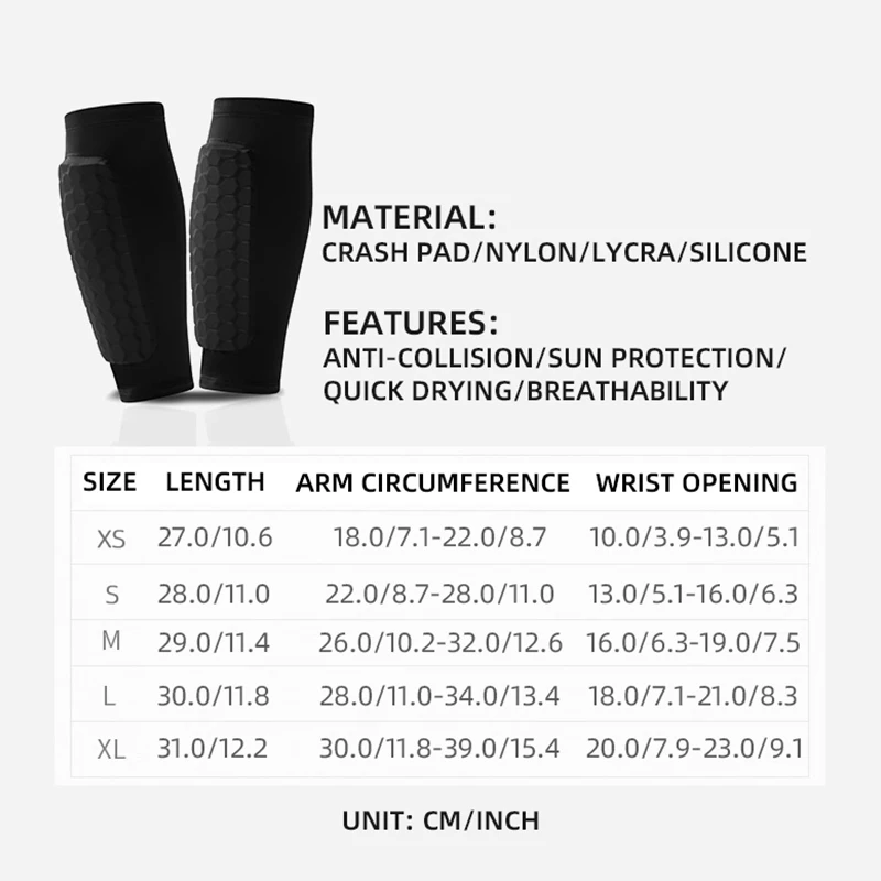 Outdoor sports football honeycomb anti-collision calf protection Lycra breathable protective equipment compression calf cover