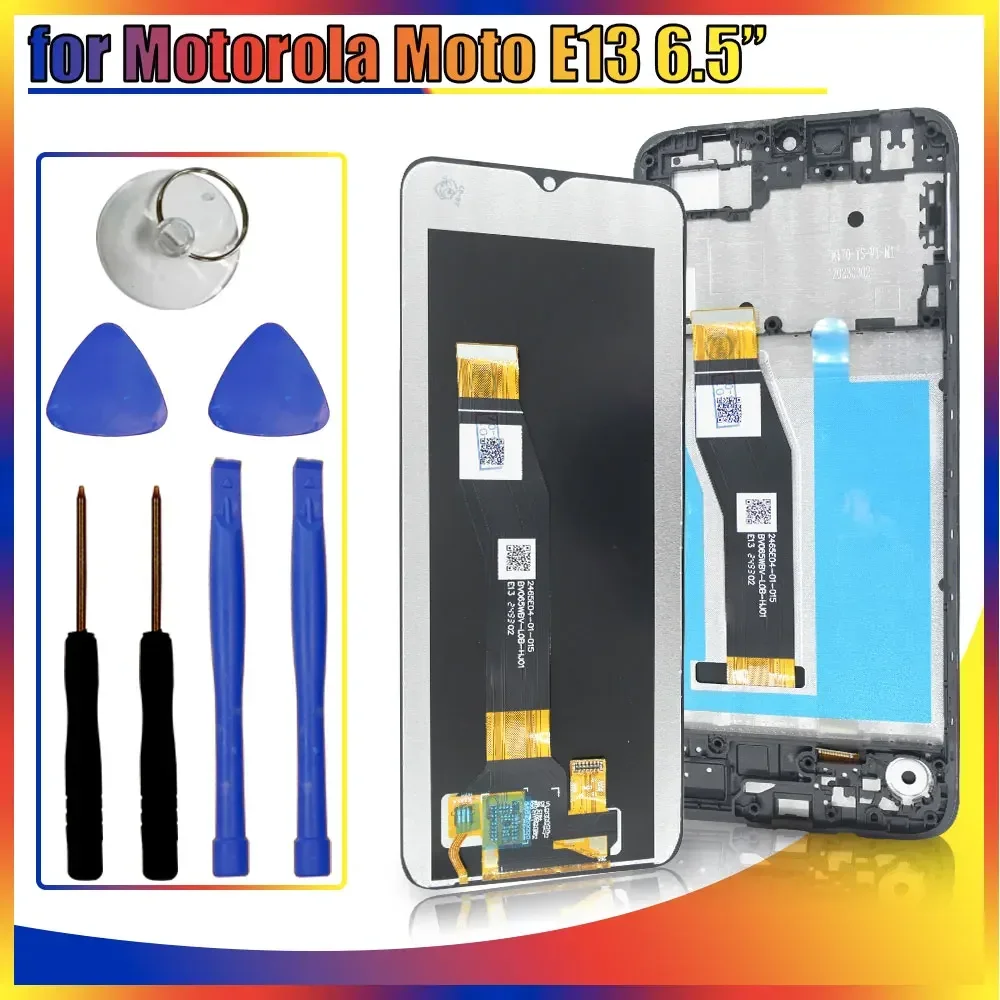 New LCD for Motorola Moto E13 XT2345 LCD Display Touch Screen Digiziter Assembly Replacement for Motorola Moto E13 LCD Display