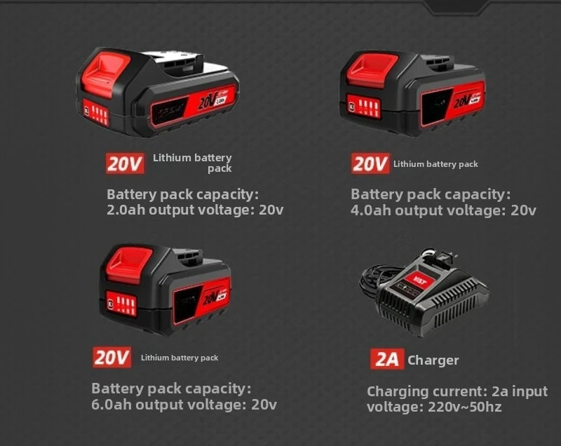 Utility Lithium Battery Pack 20V 6.0 Lithium Battery Platform 20V Series Tool Universal Electric Garden Tool