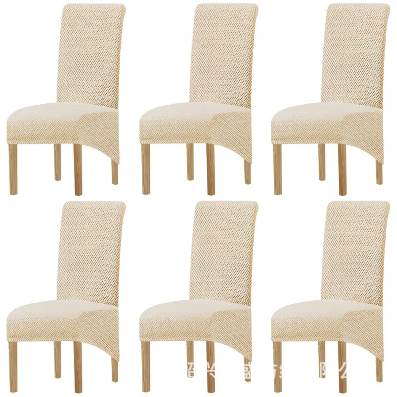 

Ins Elastic Dustproof Chair Covers Resilient Jacquard Easy Clean Comfortable Chair Cover For Living Room Hotel Kitchen Seat Case