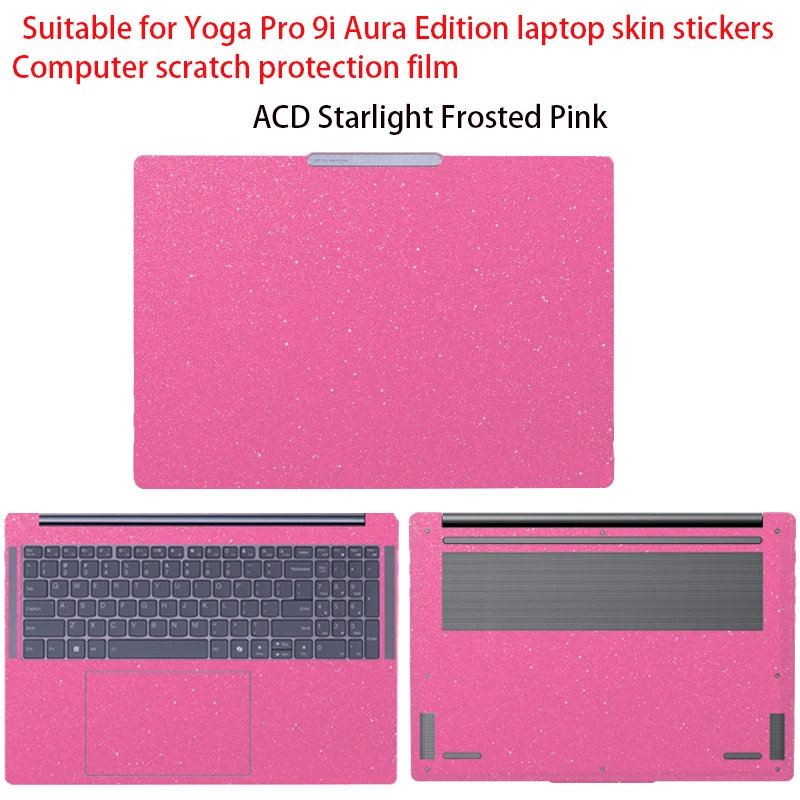 For 2024 Lenovo Yoga Pro 9i Gen9 Laptop Skin Stickers Yoga Pro 9 16IMH9 Vinyl Stickers 16IRP8 2023 Computer Body Protective Film