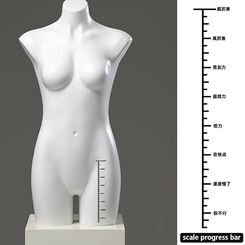 Female temporary sticker, penis scale measurement strip, thigh and lower abdomen sexy tattoo sticker, waterproof and sweatproof