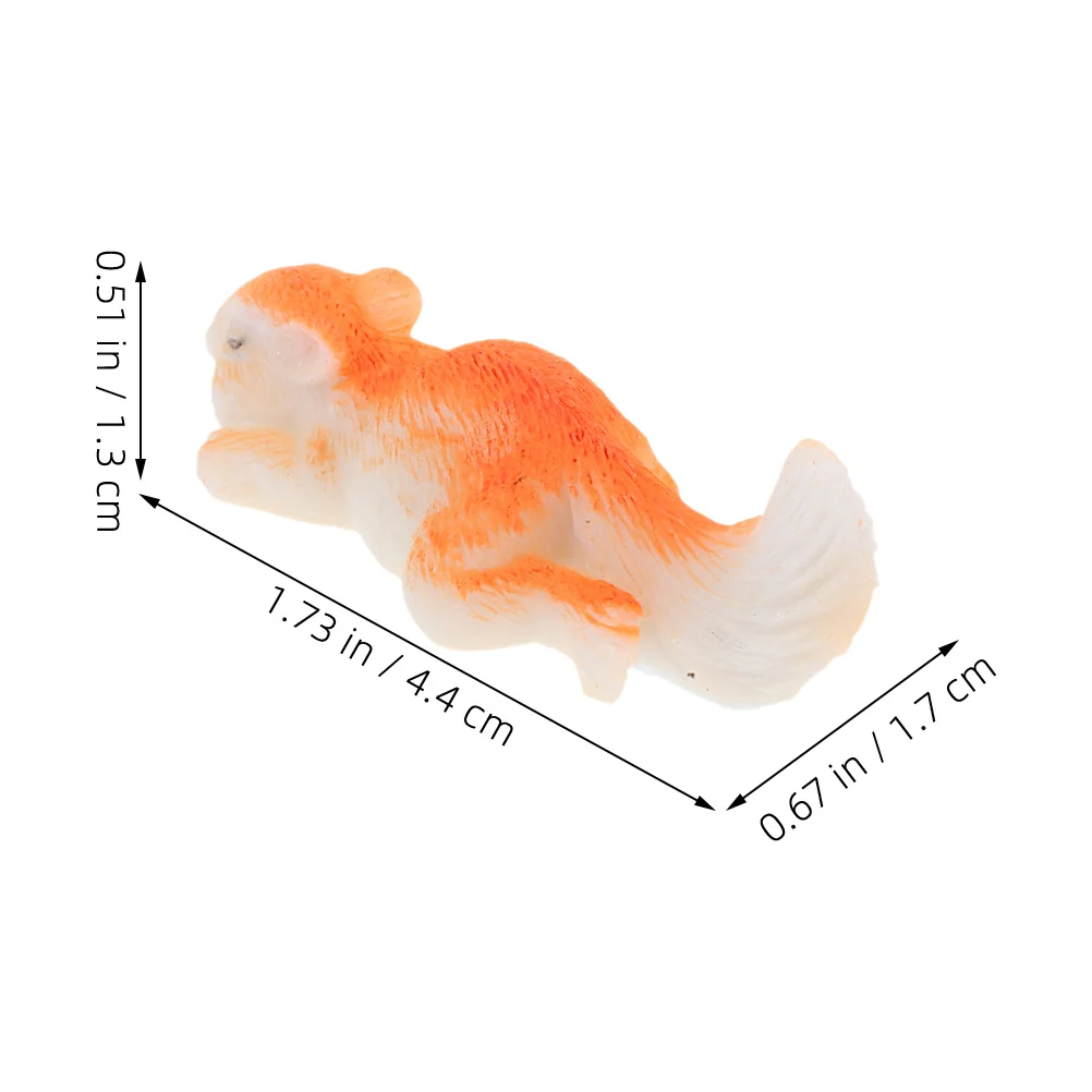 6 stks Miniatuur Landschap Eekhoorn Beeldjes Hars Tuinbeelden Voor Aquarium Home Office Decor Fairy Tuin Accessoires Outdoor