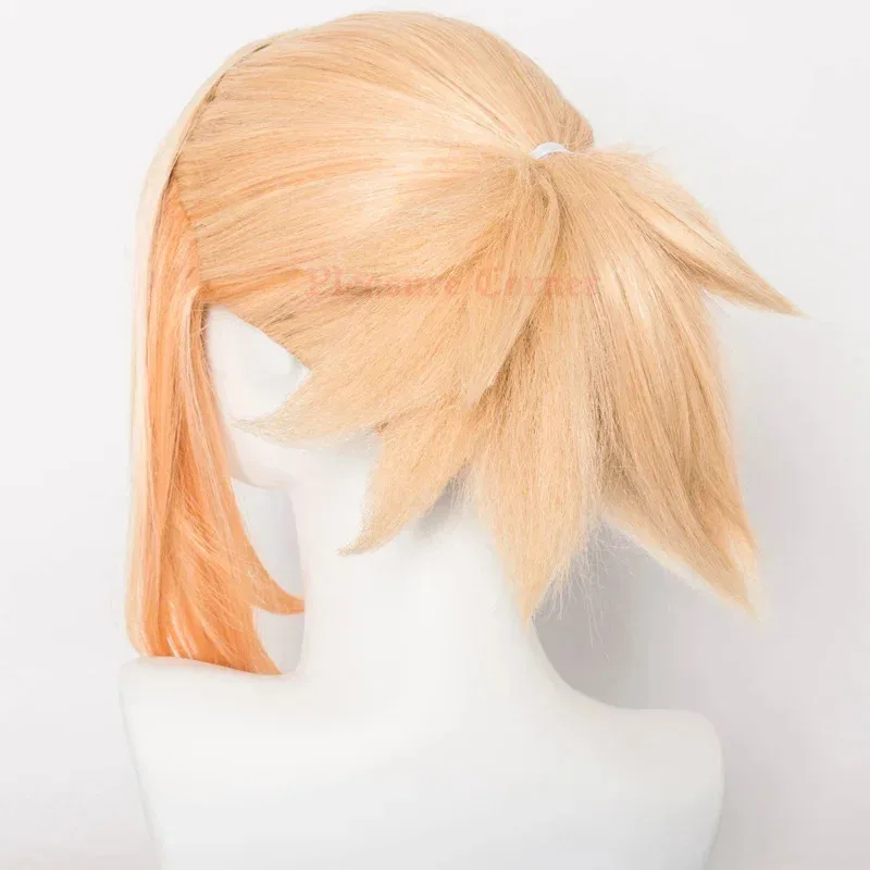 2025 yiyi2025yiyiGenshin Impact Yoimiya Cosplay Perücken Requisiten Hitzebeständige synthetische Perücke eingebaute Haarnetze