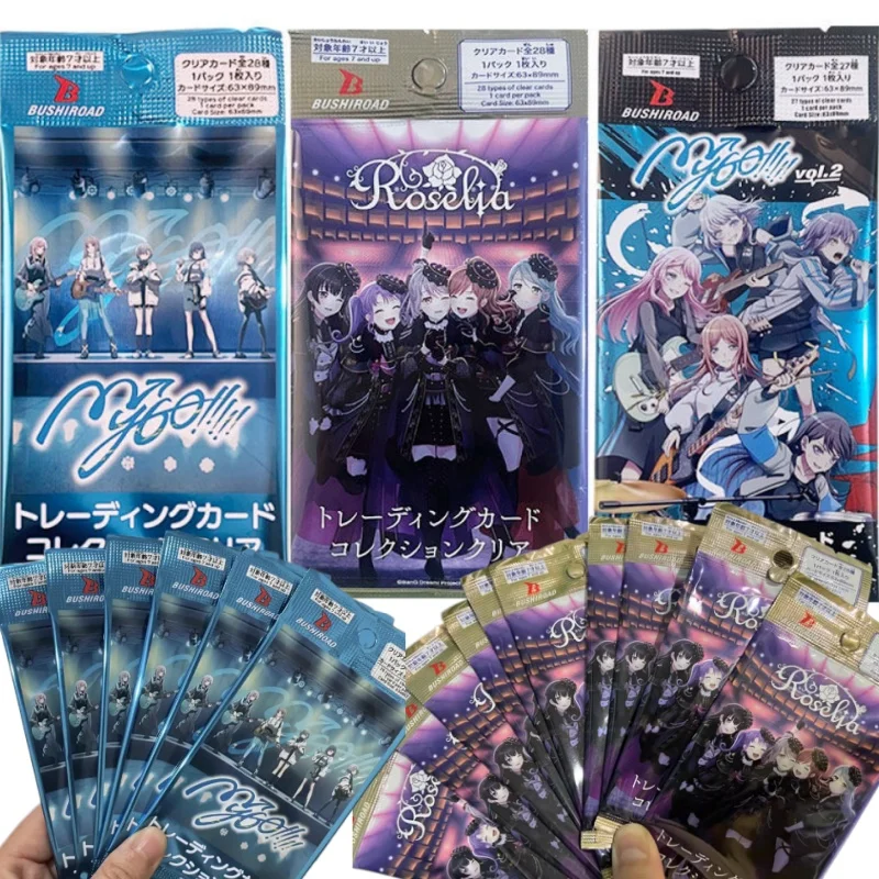 

Bushiroad BanG Dream Roselia MyGO!!! BTCC Trading Clear Cards Booster Packs Japanese Anime Collectible Cards For Collectors