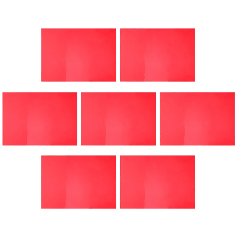 

7 Sheets Transparent Color Film for Light Diffusion in Film Video Theater Photography LED Flash Gel Panels Light Filters