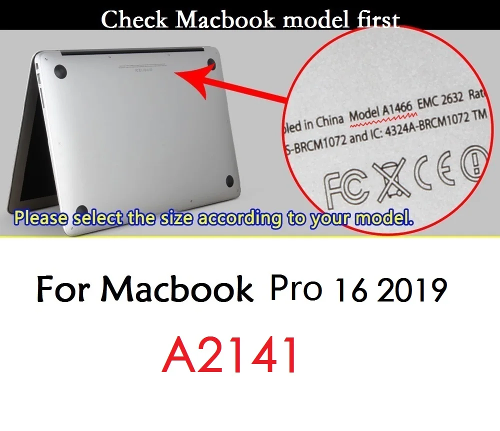 Crystal Clear PVC Cover for Macbook Pro 16 2019 A2141 Laptop Case Hard Protective Cover For Macbook Pro 16 2019 A2141 Case